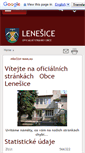 Mobile Screenshot of ou-lenesice.cz