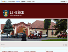 Tablet Screenshot of ou-lenesice.cz